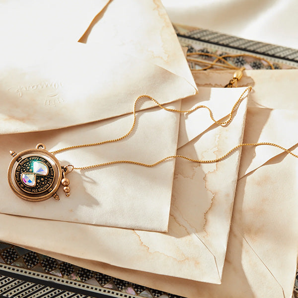 Harry Potter Time Turner Spinner Necklace