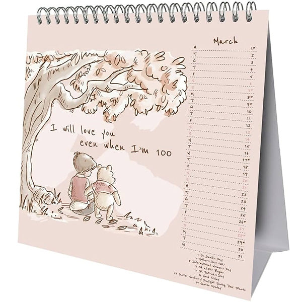 Winnie The Pooh Desktop Calendar 2027