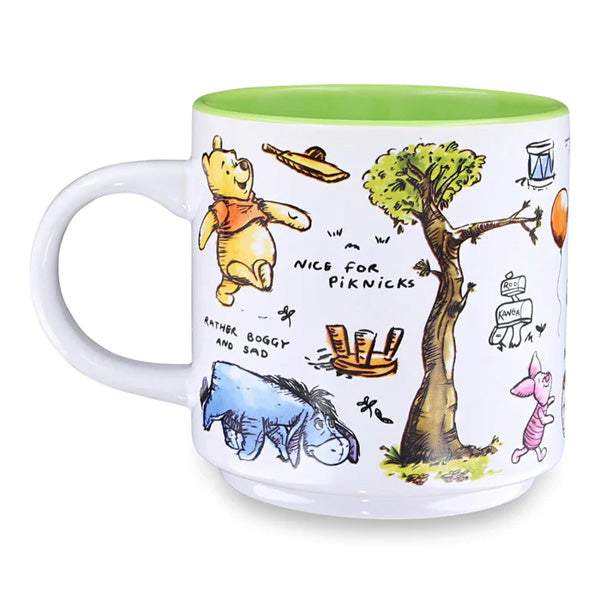 Winnie The Pooh Allover Icons Mug
