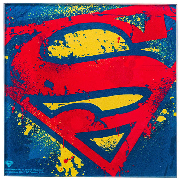 DC Comics Glass Coaster Set