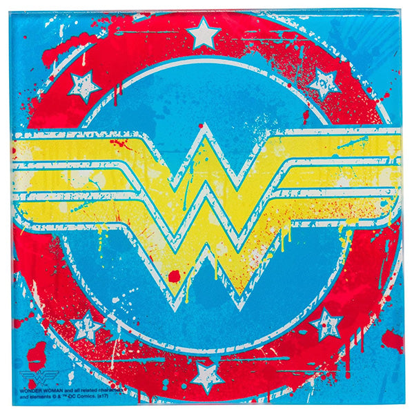 DC Comics Glass Coaster Set