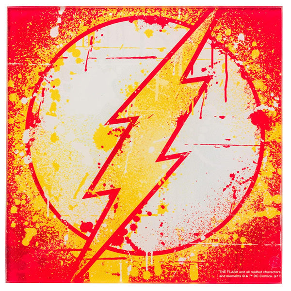 DC Comics Glass Coaster Set