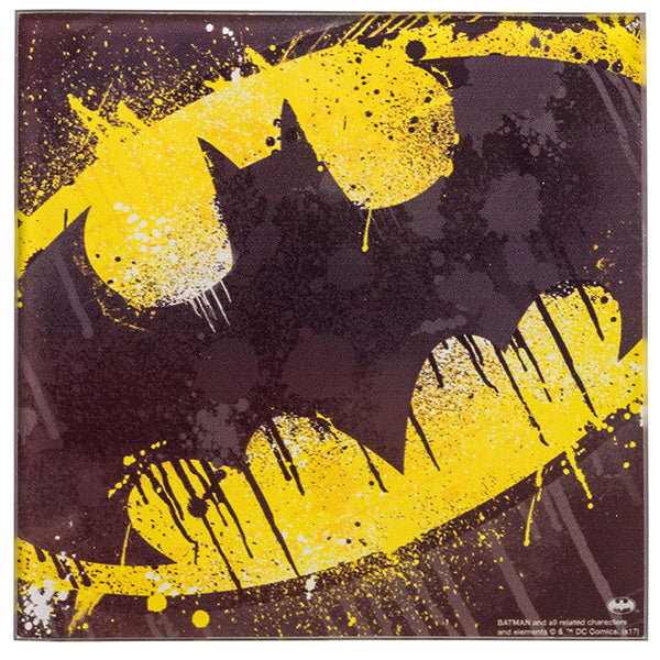DC Comics Glass Coaster Set