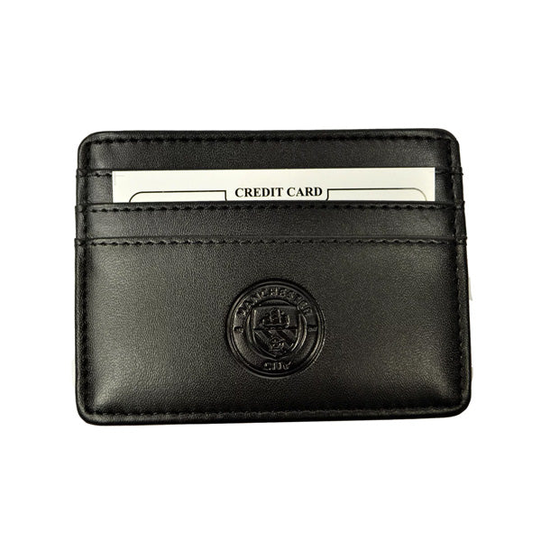 Manchester City FC Leather Money Clip Wallet