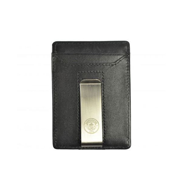 Manchester City FC Leather Money Clip Wallet