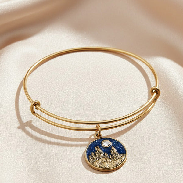 Harry Potter Hogwarts Castle Charm Bangle