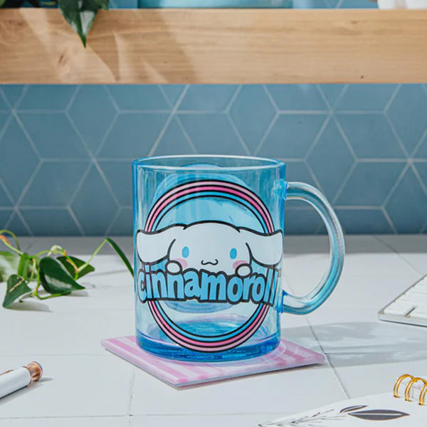 Hello Kitty Cinnamoroll Glass Mug