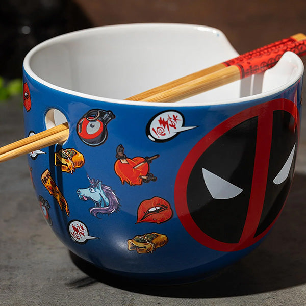 Deadpool Iconography Ramen Bowl