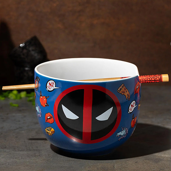 Deadpool Iconography Ramen Bowl