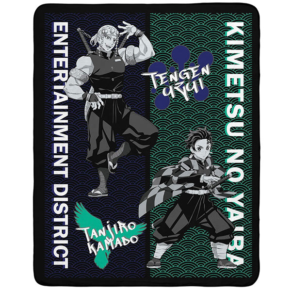 Demon Slayer Tanjiro and Tengen Blanket