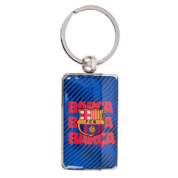 Barcelona Metal Keychain