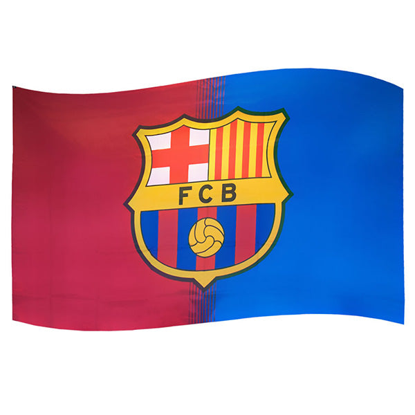 Barcelona Crest Flag