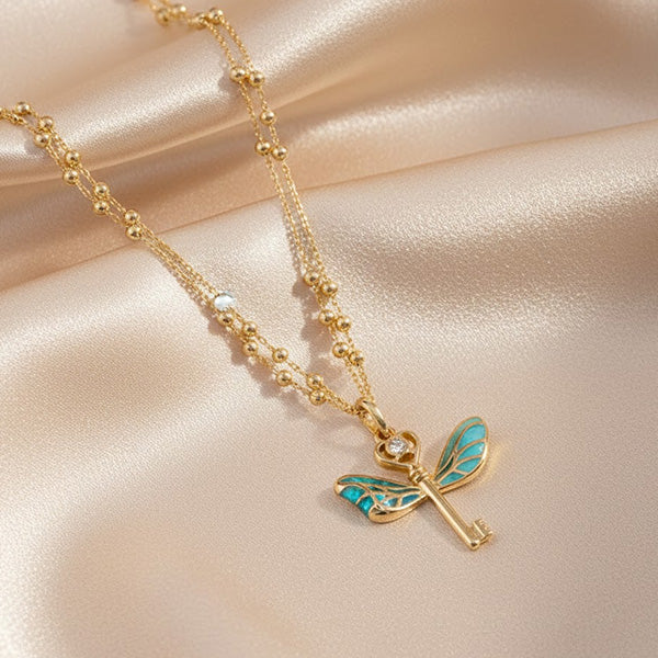 Harry Potter Flying Keys Necklace
