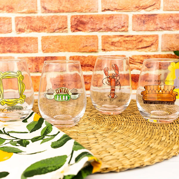 Friends Icon 4 Piece Glass Set
