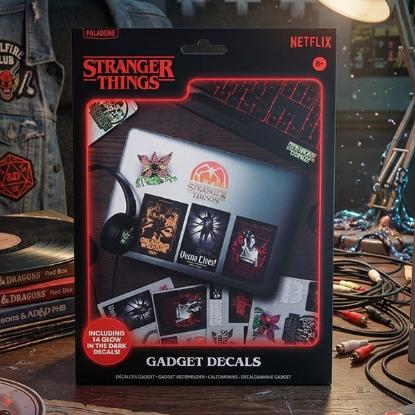Stranger Things Glow In The Dark Gadget Decals