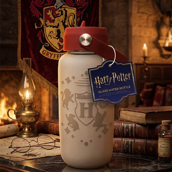 Harry Potter Hogwarts Glass Bottle