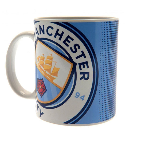 Manchester City Halftone Mug