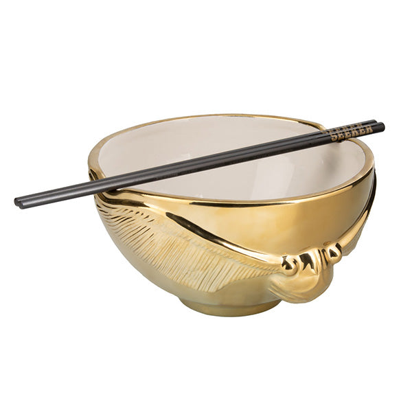 Harry Potter Golden Snitch Ramen Bowl and Chopsticks