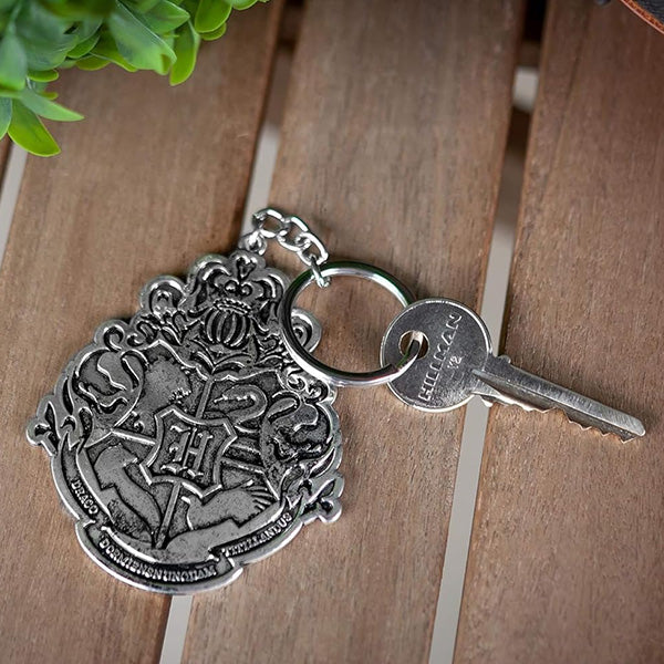 Harry Potter Hogwarts Crest Metal Keychain