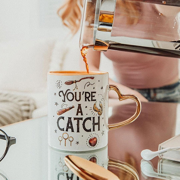 Harry Potter "You're A Catch" Sculpted Handle Mug