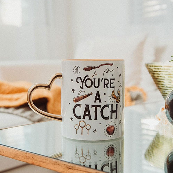 Harry Potter "You're A Catch" Sculpted Handle Mug