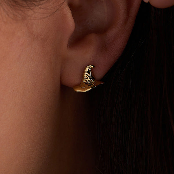 Harry Potter Hogwarts & Sorting Hat Earring Set