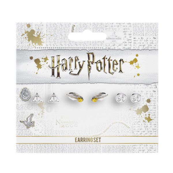 Harry Potter Silver Stud Earrings