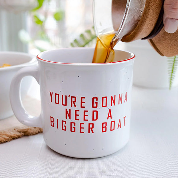 Jaws Bigger Boat Camper Mug