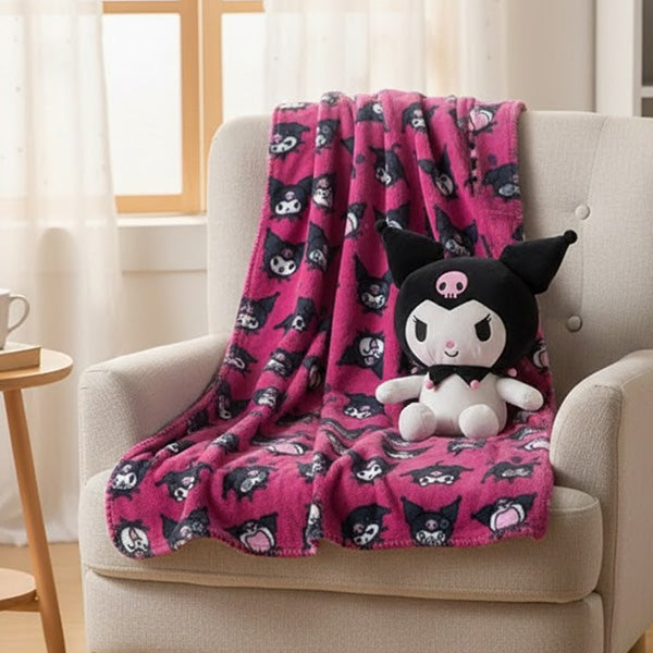 Hello Kitty Kuromi Hugger and Throw