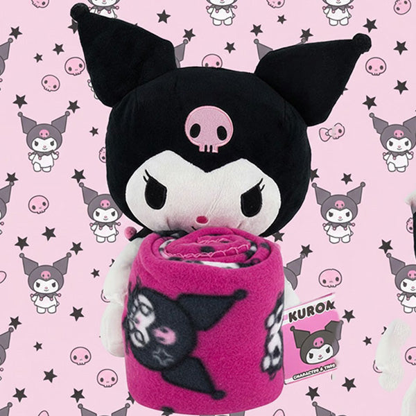 Hello Kitty Kuromi Hugger and Throw