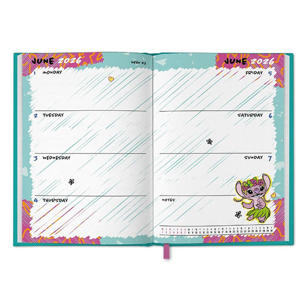 Lilo and Stitch A5 2026 Diary