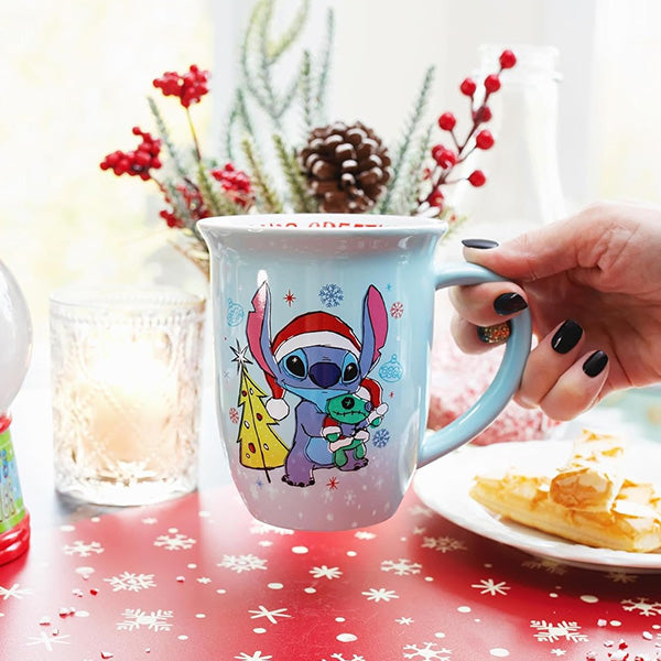 Lilo and Stitch Season's Greetings Wide Rim Mug