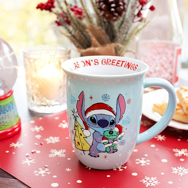 Lilo and Stitch Season's Greetings Wide Rim Mug