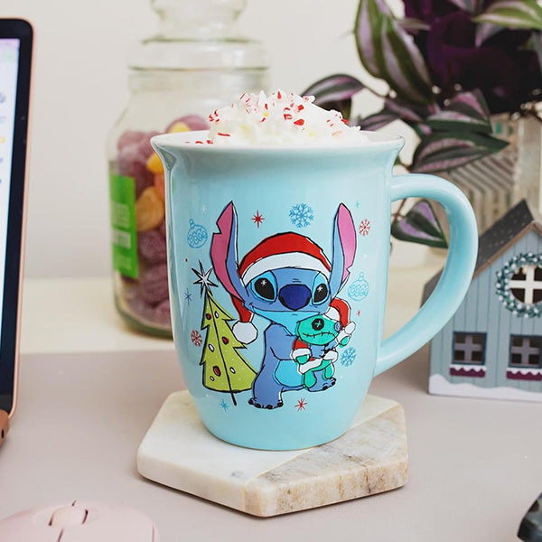 Lilo and Stitch Season's Greetings Wide Rim Mug