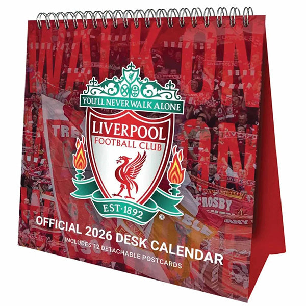 Liverpool FC Desktop Calendar 2026