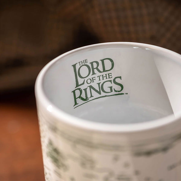 Lord of The Rings Map Latte Mug