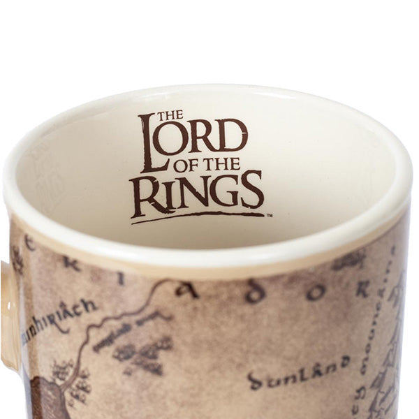 Lord of The Rings Map Latte Mug