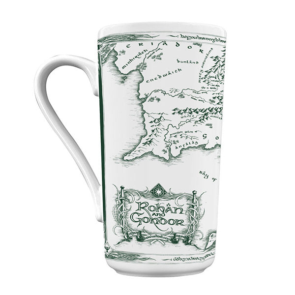 Lord of The Rings Map Latte Mug