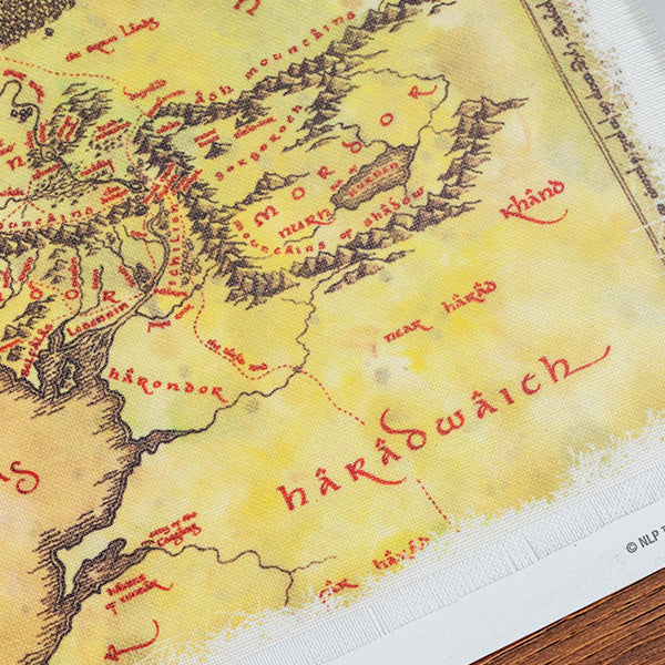 Lord Of The Rings Middle Earth Map Wall Art