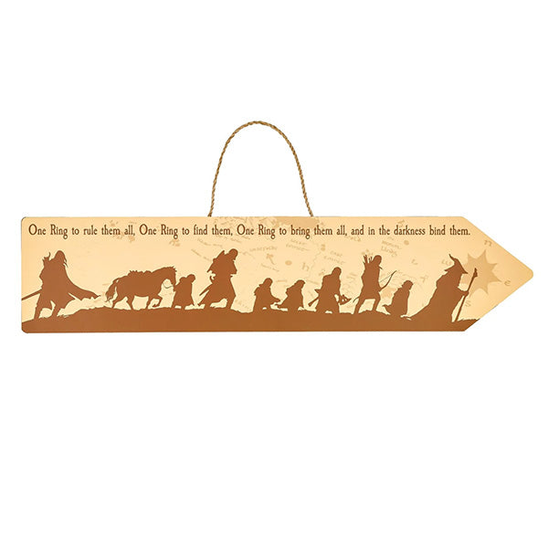 Lord of The Rings Wooden Sign