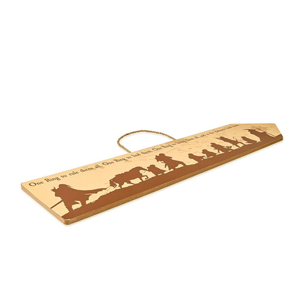Lord of The Rings Wooden Sign