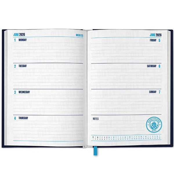 Manchester City FC A5 Diary 2026