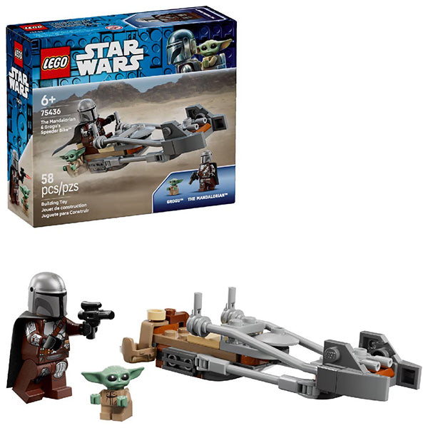 Star Wars Mandalorian and Grogu Speeder Bike LEGO