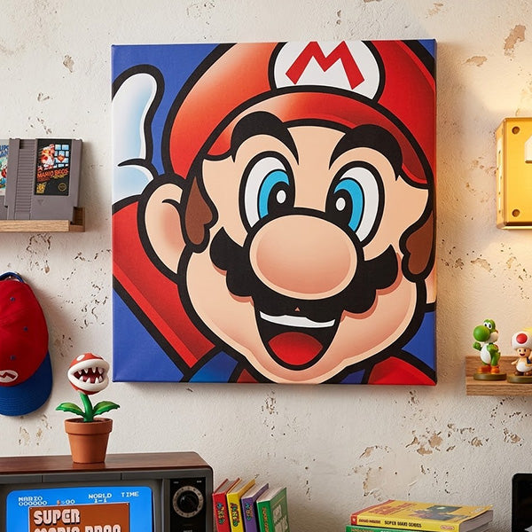 Super Mario Square Wall Art