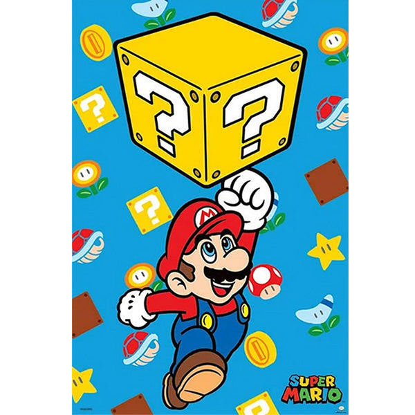 Super Mario Wall Art 24x36