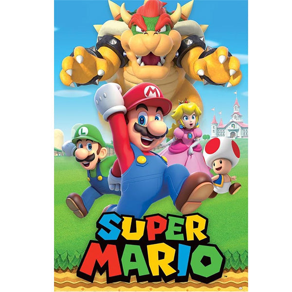 Super Mario Wall Art 24x36