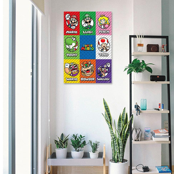 Super Mario Wall Art 24x36