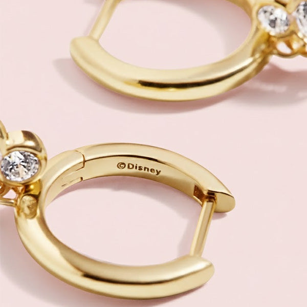 Mickey Mouse Gold Earrings