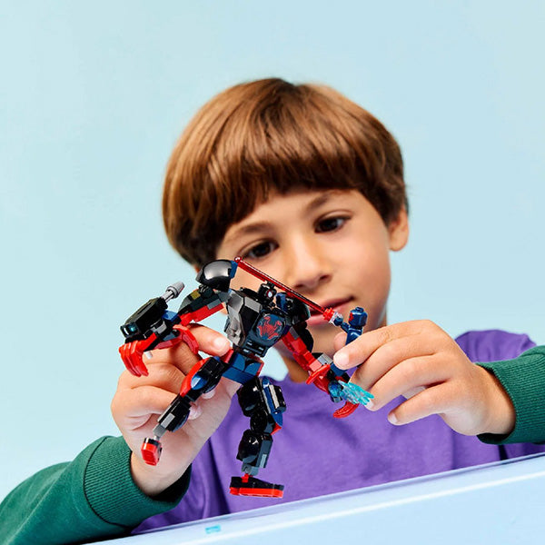 Miles Morales Mech vs Spider-Man LEGO
