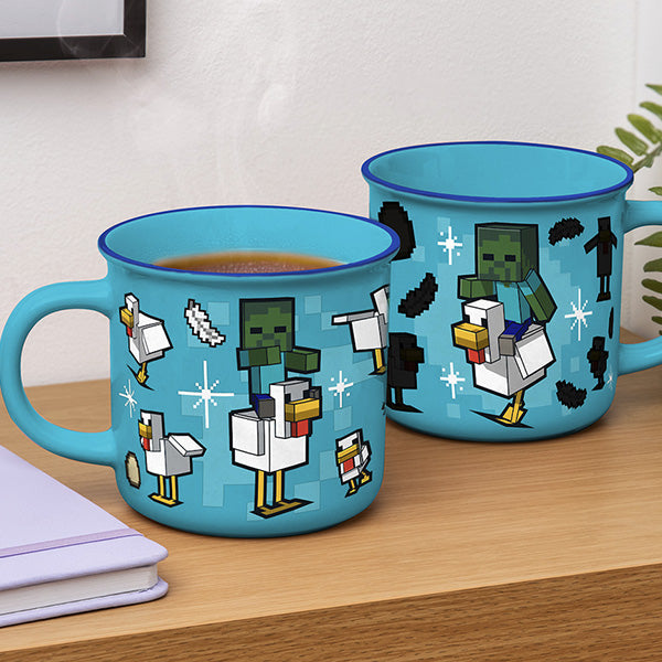 Minecraft Chicken Jockey Heat Change Mug